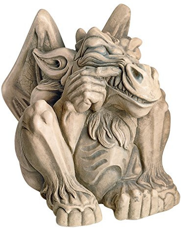 Design Toscano Das Narren-Gelage, Wasserspeiende Gargoyle-Statue: Groß