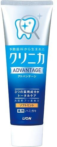 Tooth Care Toothpaste Lion Clinica Advantage 130g - Soft Mint (Green tea Set)
