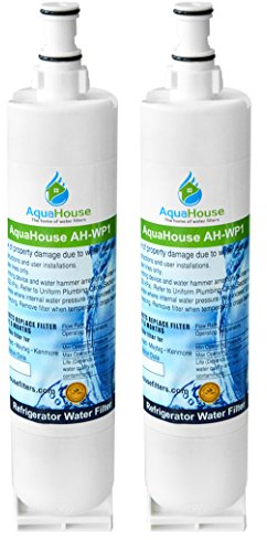2X AH-WP1 filter kompatibel med Whirlpool kylskåp SBS002, 4396508, 481281729632, 4619502711, S20BRS, SBS003