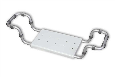 Behrend Badewannensitz Standard, Wannensitz Badesitz, verstellbar, Abtropflöcher, 120 kg