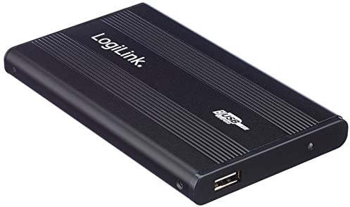LogiLink UA0040B Festplattengehäuse 6,35 cm (2,5 Zoll) IDE USB 2 Aluminium/schwarz