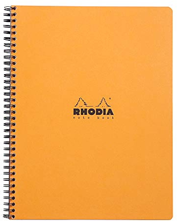 Rhodia 19310C Spiralbuch A4+ 80 Blatt liniert mit Rand Farben sortiert
