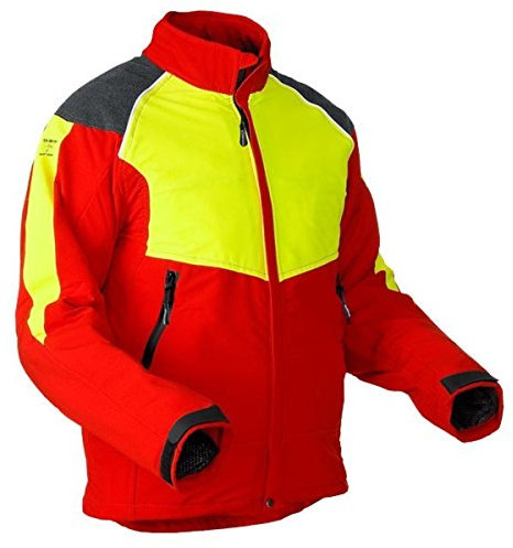 Pfanner Schnittschutz Jacke Baumpfleger Klasse 1, Farbe:rot, Größe:M