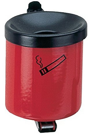 Sicherheitswandascher rot m.Kippvorrichtung H.145xD.150mm