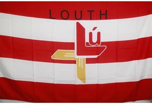 Offizielle Flagge Irland LOUTH GAA Kamm 152cm x91cm sehr begrenzt verfügbar