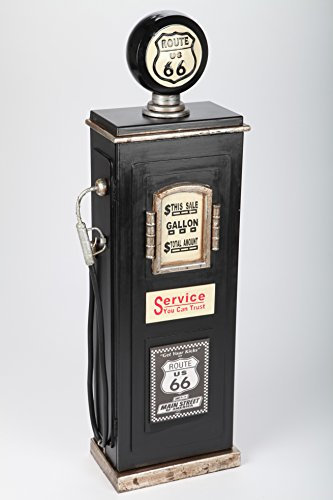 point home Design-Schrank Zapfsäule, Retro, schwarz, 102cm