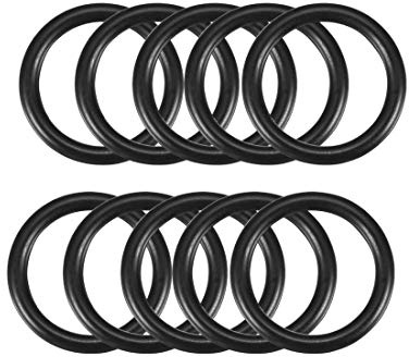 sourcing map O Ringe Dichtungsringe 20x15x2,5mm NBR 10 Stück | Wasserhahn Spülventile Waschbecken Duschablauf Hydraulik Rohrschlauch Rund Gummi Dichtung O Ring Seals Unterlegscheibe