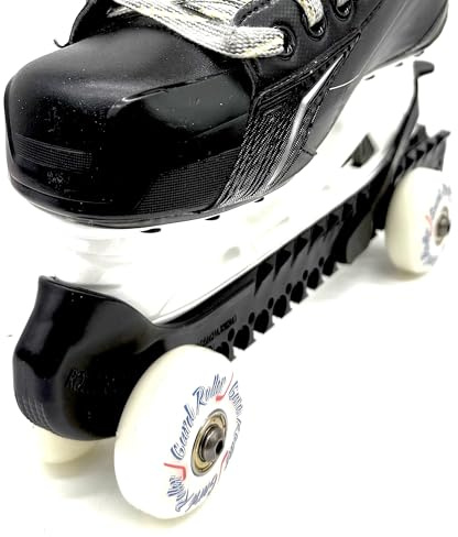 RollerGard skridskoskydd med hjul – skridskoskydd för ishockeyskridskor I ishockeyskridskoskydd I bladtillbehör I svart – en storlek
