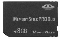 New 8GB 8G MS Memory Stick Pro Duo Card for PSP Camera One Year Warranty