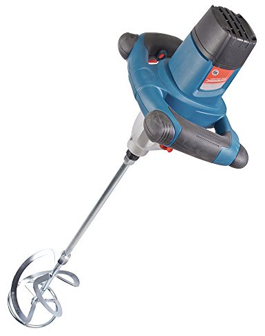 Silverline Tools 264219 Batidora Mezcladora, 140 mm Tamaño de La Pala, 1220 W