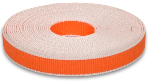 Corderie Italiane 006041726 Cintino per tapparelle, Colore Arancio, in Polipropilene, 22 mm, 7,5 mt