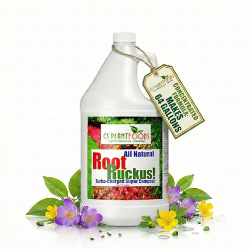 GS Pant Foods Root Ruckus, Natural Compost Fertiliser, Turbo Charged Compost for Seeds and Seedlings - Ideal for Lawns, Soil, Shrubs & Vegetables