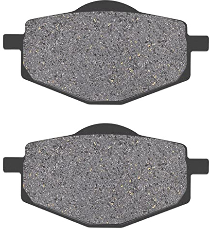 AHL 1 paio di pastiglie freno anteriori per moto Compatibili con YAMAHA XT 350 1985-1995/YSR 50 T 1987/DT 80 LC-2 (53V) 1985-1992/DT 125 LC 1986-1987/ XC 125 TR“Cygnus”1996-2003/DT 200 (2LR) 1987