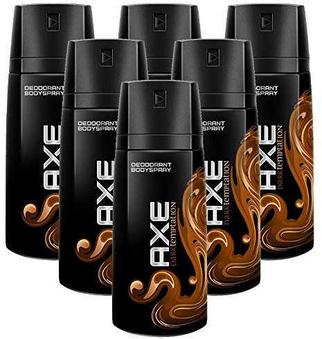 6pcs x Axe Lynx Dark Temptation Deodorant Bodyspray Anti-Perspirant 150ml