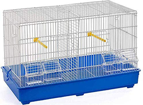 GABBIA COVA 3 PER UCCELLI CANARINI PAPPAGALLI IN METALLO 58x32x37 ALLEVAMENTO