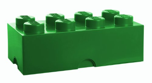 LEGO 8-Plug Storage Brick Toy (Green)