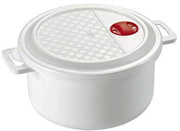 Heidrun 1904 Casseruola Microonde, 20 cm, 1.8 lt, Bianco