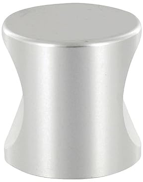Vachette Bouton de Meuble ACTUEL Ø30mm - Poignée Idéale pour Tout Type de Meuble, Placard, Tiroir, Commode - Design Rond Contemporain Facile à Combiner - en Aluminium Robuste et Durable - Argent