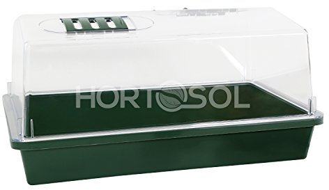 HORTOSOL Mini serra 37,5x24x19 cm plastica rigida