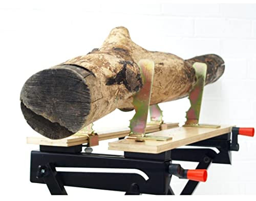 Forest Master Log Bench Jaws for Workbench Gold