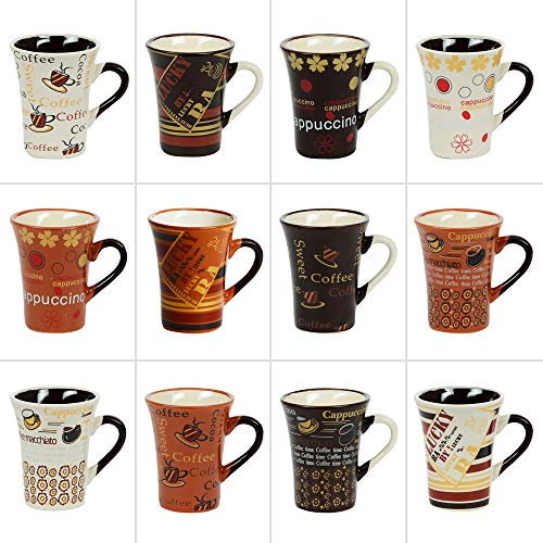 Table Passion - Tasse à café Collector 8 cl décors assortis (lot de 6)