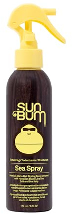 Sun Bum Sea Spray, Medium Hold Texturizing and Volumising Sea Salt Spray For All Hair Types, UV Protection With a Matte Finish, 177ml