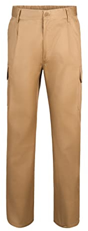 VELILLA 345 Pantalón Multibolsillos, Color Beige, Talla 42