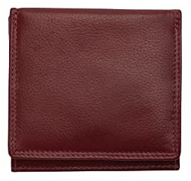 Josephine Osthoff Handtaschen-Manufaktur Plånbok Wiener Ask, Äkta Läder | Stor Plånbok För Dam Och Herr, Modell Wiener Ask, 8 Kortfack Och 1 Blixtlåsfack, Handgjord, Bordeaux