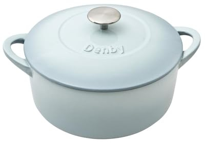 Denby Pavilion Cast Iron Medium, 5.2L Round Casserole