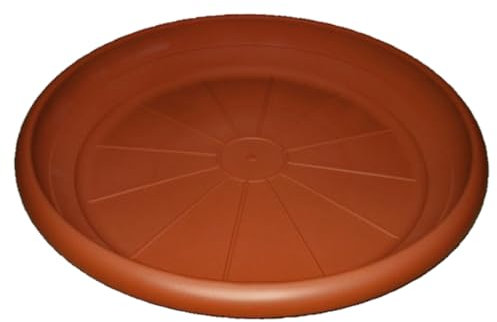 Fuchs seit 1895 Untersetzer Montana/Romana rund 78 cm aus Kunststoff, Farbe:Terracotta