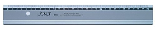 Aluminiumlineal, bedruckt mit mm/cm-Maßen, Stahlschneide, 30 cm/50 cm/60 cm/1 Meter, 30 cm