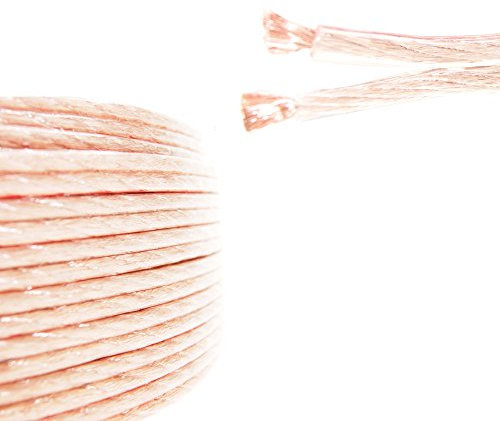 Ex-Pro® - AV-Pro OFC Oxygen Free Copper Loud Audio/Speaker Cable, 2 x 2.5mm² [OD 8.6mm x 4.3mm] - 20m Reel