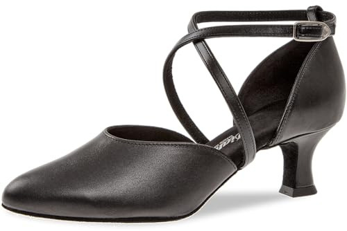 Diamant - Diamant Damen Tanzschuhe 048-068-034, Scarpe Da Ballo - Standard & Latino da donna, Nero (Nero (nero)), 39 1/3