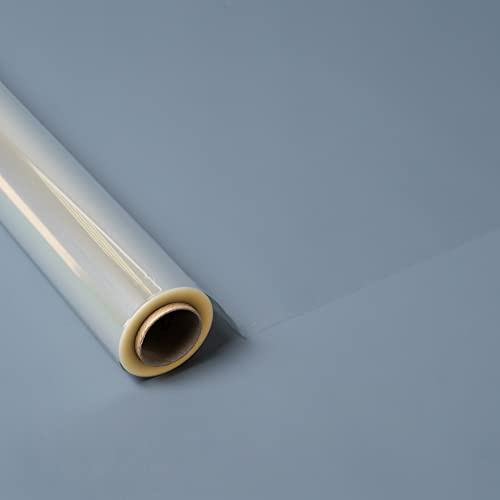 Polipropileno Transparente 35 Micras Resistente al Agua – Papel Celofán para Envolver Regalos, Cestas y Ramos – Transparente – Rollo 80 Cm x 50 M – Bobina Grande