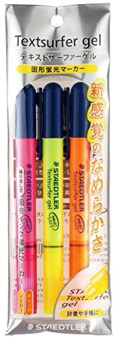 STAEDTLER Gel-Textmarker Textsurfer Gel 3 Farben Set (264 PB3)