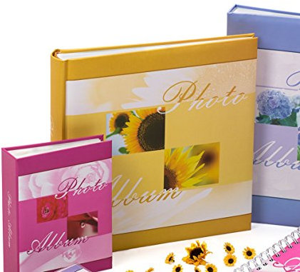Summer Breeze Fotoalbum 30x30 cm 100 Seiten für 600 Fotos Jumbo Album Buchalbum: Farbe: Rosa