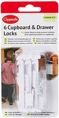 Clippasafe 6x Cupboard Locks