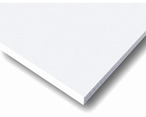KingStarboard Marine Lumber, P10-5024WHA27-1, bianco, 60 cm x 60 cm L x 1/2 Thk