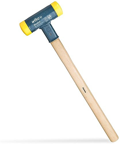 Wiha 80030 Massette nylon sans rebond Manche Hickory 30 x 460 mm (Import Allemagne)