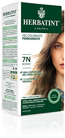 Herbatint 7N Blonde Permanent Herbal Hair Colour Gel , 150 ml (1er Pack)