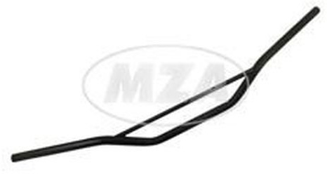 Lenkerrohr Tommaselli - Crosslenker Enduro - schwarz, flach - mit Strebe - Breite ca. 865mm, Ø22mm - z.B. für SIMSON-Fahrzeuge
