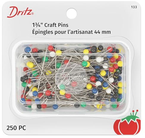 Dritz 133 Craft Pins, 1-3/4-Inch (250-Count)