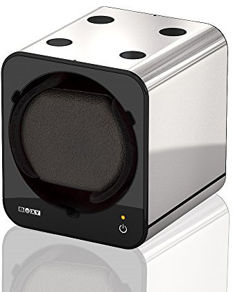 Boxy Fancy Brick PLATINE - Remontoir pour Montres - sans Adaptateur- par Beco Technic - Système modulaire - Partage Power Technology - programmable - Haute Qualité