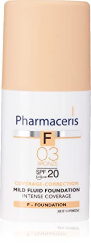 Pharmaceris F -Intense Coverage mild Fluid Foundation SPF 20 bronze (30 ml)