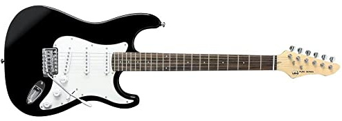 PURE GEWA Chitarra elettrica nera RC-100