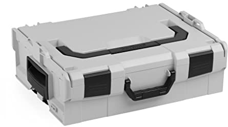 Bosch Sortimo L-BOXX 136 Leerkoffer Größe 2 lichtgrau Werkzeugkoffer leer | Werkzeugkoffer leer Größe 2, Leerkoffer stapelbar per Klicksystem, ABS Kunststoff, kompatibel mit Bosch L-BOXX System