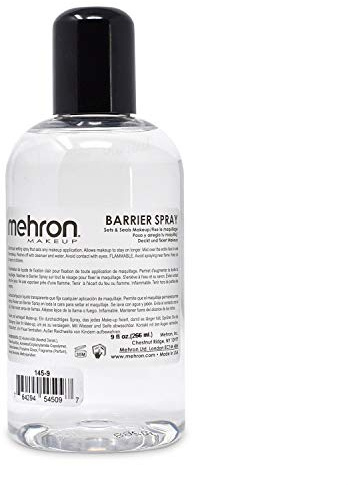 Mehron Barrier Spray de maquillage, fixateur pour le visage, 270 ml