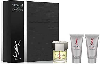 Yves Saint Laurent Geschenkset L´Homme Sport, Edt 60Ml & Aftershave Balm 50Ml & Showergel 50Ml