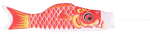 LEORX Japanese Carp Flag Koinobori Windsock - 70cm