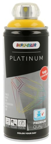 Duplicolor 720970 Platinum Spray, Color Amarillo Tráfico Brillante, 400 ml
